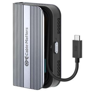 imageCable Matters 40Gbps Portable USB4  Thunderbolt 4 SSD Enclosure for M2 NVMe SSD  Up to Read3800MBs Write3600MBs NVMe Enclosure ToolFree Intelligent Cooling Thunderbolt 45 Compatible