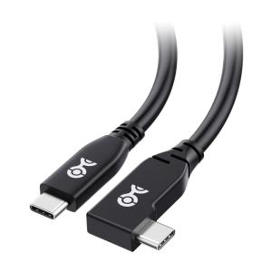 imageCable Matters 40Gbps Right Angle USB 4 Cable 33 ft Supports Up to 8K60Hz  4K240Hz Video 240W Charging 40Gbps Data Transfer USB4 Cable Right Angle Compatible with Thunderbolt 4 MacBook XPS