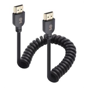 imageCable Matters 48Gbps 8K HDMI Coiled Cable 13ft with 8K60Hz 4K240Hz and HDR Support HDMI Cable Coiled for PS5 Xbox Series XS RTX40804090 RX 78007900 Apple TV and MoreHDMI