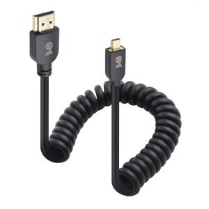imageCable Matters 48Gbps 8K HDMI Coiled Cable 13ft with 8K60Hz 4K240Hz and HDR Support HDMI Cable Coiled for PS5 Xbox Series XS RTX40804090 RX 78007900 Apple TV and MoreMicro HDMI