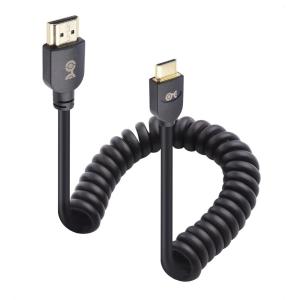 imageCable Matters 48Gbps 8K HDMI Coiled Cable 13ft with 8K60Hz 4K240Hz and HDR Support HDMI Cable Coiled for PS5 Xbox Series XS RTX40804090 RX 78007900 Apple TV and MoreMini HDMI
