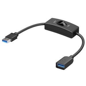 imageCable Matters 5Gbps USB 30 Extension Cable with On Off Switch with Data 6 ft Support Both Data and Power USB 30 On Off SwitchUSB On Off Switch1 Foot