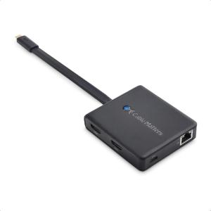 imageCable Matters Dual Monitor USB C Hub USB C Dock with Dual 4K HDMI 2X USB 20 Ethernet and 100W Charging  Thunderbolt 4  USB4  Thunderbolt 3 Port Compatible with Windows