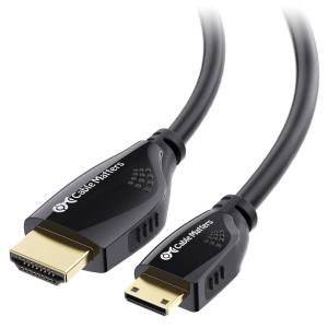 imageCable Matters HighSpeed Long 4K Mini HDMI to HDMI Cable  25ft HDMI20 Ready for Tablets Nikon Sony Canon DSLR Raspberry Pi Zero3 ft