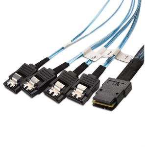 imageCable Matters Internal Mini SAS to SATA Cable 33 Feet SFF8087 to SATA Forward Breakout16 Feet