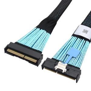 imageCable Matters MCIO x20 124Pin Cable MCIO Cable  28 ft  085m Support PCIe Gen5 SFFTA1016 Mini Cooledge IO CordMCIO x20 124 Pin