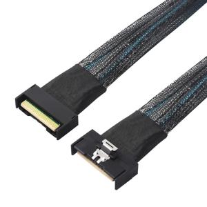 imageCable Matters MCIO x20 124Pin Cable MCIO Cable  28 ft  085m Support PCIe Gen5 SFFTA1016 Mini Cooledge IO CordMCIO x8 74 Pin
