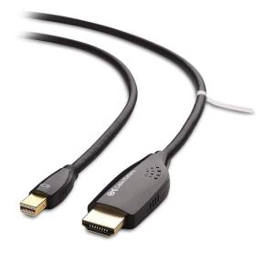 imageCable Matters Mini DisplayPort to HDTV Cable in Black 25 Feet  Thunderbolt and Thunderbolt 2 Port CompatibleBlack