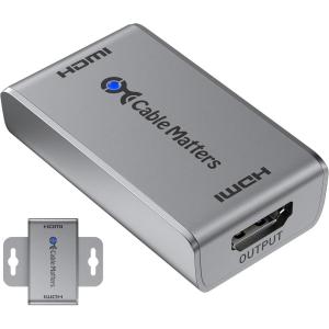 imageCable Matters Mountable Active 8K HDMI 21 Coupler Supports 8K60Hz  4K240Hz Up to 30FT 4K60Hz Up to 50FT HDR HDMI Signal Booster for PS5 Xbox Series XS RTX 50 RX 9000 Apple TV Projector