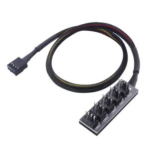 imageCable Matters PC Case PWM Fan Hub PC Fan Hub 1to5 Way PWM Splitter with 16Inch Cable