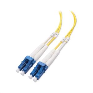 imageCable Matters Plenum Rated Duplex OS2 Single Mode Fiber Optic Patch Cable  3m  98ft LC to LC UPC 9125 OFNP OS2 Fiber Optic Cable328 Feet