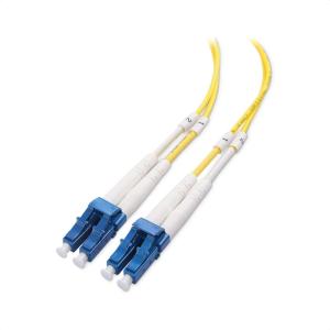 imageCable Matters Plenum Rated Duplex OS2 Single Mode Fiber Optic Patch Cable  3m  98ft LC to LC UPC 9125 OFNP OS2 Fiber Optic Cable66 Feet
