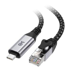 imageCable Matters Plug ampamp Play Braided USB C to Ethernet Cable  10ft Gigabit Ethernet to USB C Cable Thunderbolt 45 Compatible Ideal for MacBook iPad Pro XPS Surface Pro6 Feet