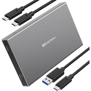 imageCable Matters Premium Aluminum 10Gbps Gen 2 USB C Hard Drive Enclosure for 25quot SSDHDD with USBC and USBA Cables  Thunderbolt 4  USB4  Thunderbolt 3 Port Compatible with MacBook Pro MacBook Air