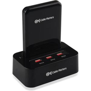 imageCable Matters SuperSpeed USB 30 25 Inch SATA Hard Drive Docking Station with 3Port USB Charging Hub