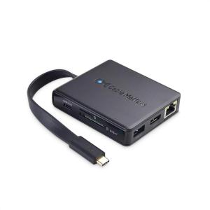 imageCable Matters USB C Hub with 4K HDMI 80W Charging UHSII Card Reader 4X USB and Gigabit Ethernet  USBC and Thunderbolt 4  USB4  Thunderbolt 3 Port Compatible with MacBook Pro Dell XPS