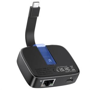 imageCable Matters USB C to 25 Gigabit Ethernet Adapter with 100W Charging 25g Ethernet to USB C Adapter Compatible with Thunderbolt 4 MacBook Pro XPS Surface Pro Not Support Android or Chromecast