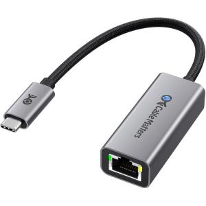 imageCable Matters USB C to Ethernet Adapter Gigabit Ethernet to USB C Network Adapter for 1000Mbps Compatible with MacBook Pro iPhone 16 ProMax iPad Pro Dell XPS Surface and More