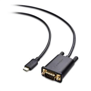 imageCable Matters USB C to Serial Adapter Cable  3ft USBC to DB9 USB C to RS232 Cable Compatible with Thunderbolt 54 Supports Windows 111087VistaXP macOS 110 or Later