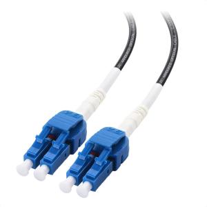 imageCable Matters Uniboot OS2 LC to LC Outdoor Armored Fiber Patch Cable 50ft  Single Mode Duplex 9125 LSFRZH Direct Burial Support with UV Resistant and Fire Retardant Cable Jacket  50 Feet  152m100 Feet
