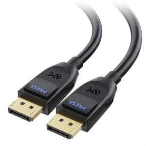 imageCable Matters VESA Certified 40Gbps DisplayPort 21 Cable 2m66ft DP40 Cable 8K 120Hz 4K 240Hz in Black with FreeSync GSYNC and HDR for Gaming Monitor PC RTX 40804090 RX 790066 Feet