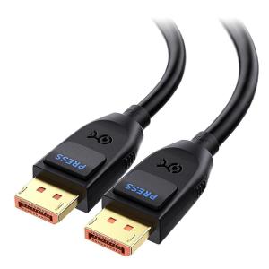 imageCable Matters VESA Certified 80Gbps DisplayPort 21 Cable  66ft  2m DP80 Cable with 16K 60Hz 8K 240Hz 4K 240Hz FreeSync GSYNC and HDR for Gaming Monitor PC RTX 40804090 RX 7900 Black66 Feet