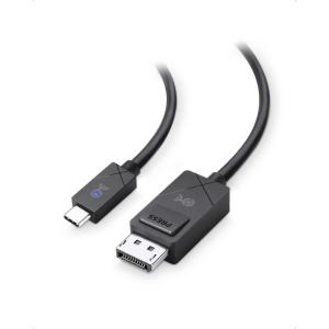 imageDesigned for Microsoft Surface Cable Matters 324Gbps USBC to DisplayPort 14 Cable 6 Feet  18 Meters Supports 4K 144Hz and 8K 60Hz HDR  USB4 Thunderbolt 3 and Thunderbolt 4 Port Compatible