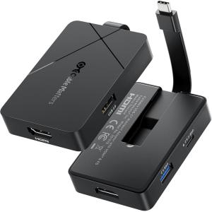 imageDesigned for Microsoft Surface Cable Matters 4in1 USB C Hub HDMI 4K60Hz 100W Charging 10Gbps USB and USBC Compatible with Surface Pro Surface Laptop Surface Book with USBC or Thunderbolt 4