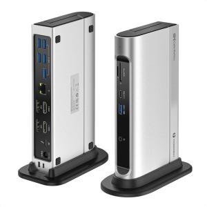 imageIntel Certified Cable Matters 40 Gbps 14in1 Thunderbolt Dock with Dual 4K 60Hz DisplayPort or HDMI 100w Charging Gigabit Ethernet Compatible with USB 4  Thunderbolt 4 for MacBook Pro Dell