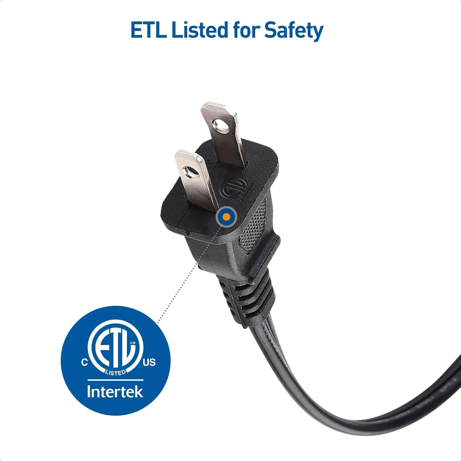 imageETL Certified Cable Matters Portable LED Clamp Light for Workshop Clamp On Light LED Clamp Work Light with 6 feet Cord 800 Lumens 95Watts 5000K Daylight