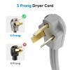 imageCable Matters 10 AWG 3 Prong Dryer Cord  10ft 30A  7500W Rated NEMA 1030P to 3Wire Appliance Cord Dryer Plug 3 Prong Gray10 ft