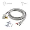 imageCable Matters 10 AWG 3 Prong Dryer Cord  10ft 30A  7500W Rated NEMA 1030P to 3Wire Appliance Cord Dryer Plug 3 Prong Gray10 ft