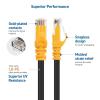imageCable Matters 10Gbps Pure Copper 24 AWG Cat 6A Ethernet Cable  50ft DirectBurial Rated Waterproof and Weatherproof Outdoor Ethernet Cable with 500 MHz Bandwidth Long Cat6a PoE Cord50 Feet