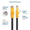 imageCable Matters 10Gbps Pure Copper 24 AWG Cat 6A Ethernet Cable  50ft DirectBurial Rated Waterproof and Weatherproof Outdoor Ethernet Cable with 500 MHz Bandwidth Long Cat6a PoE Cord250 Feet