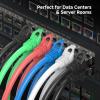 imageCable Matters 10Gbps Snagless Shielded Cat 6A Ethernet Cable  50ft Cat 6A Cable Cat6A Cord Ethernet Cord BlackGreen