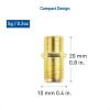 imageCable Matters 10Pack Gold Plated FType Coaxial RG6 Coupler3Pack