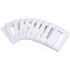 imageCable Matters 10Pack Single Gang Wall Plate Cover for Decorator Device in White