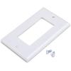 imageCable Matters 10Pack Single Gang Wall Plate Cover for Decorator Device in White