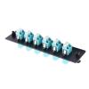 imageCable Matters 12 Fibers OM4OM3 Multimode Patch Panel with 6 x LC UPC Duplex Fiber Optic Adapters  LGX Compatible