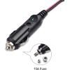 imageCable Matters 2 Pack 12V Replacement Cigarette Light Plug Cord with Leads  15A Fuse and Green Indicator Light