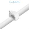 imageCable Matters 200Pack Nailin Cable Clips Cord Organizer 7mm  027 inches Coaxial Cable Clips Ethernet Cable Wall Clip Wire Wall Clips White