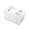 imageCable Matters 200Pack Nailin Cable Clips Cord Organizer 7mm  027 inches Coaxial Cable Clips Ethernet Cable Wall Clip Wire Wall Clips White