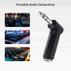 imageCable Matters 2Pack 14 Right Angle TRS Adapter  635mm Right Angle Adapter 14 TRS Audio Connector for Professional Audio Equipment