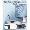 imageCable Matters 2Pack 16 AWG Right Angle Power Cord  6ft 90 Degree AC Power Cord Replacement NEMA 515P to Angled IEC C13 Black10 Feet