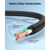 imageCable Matters 2Pack 16 AWG Right Angle Power Cord  6ft 90 Degree AC Power Cord Replacement NEMA 515P to Angled IEC C13 Black15 Feet