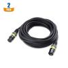 imageCable Matters 2Pack 22AWG Stage Light DMX Cable 10ft  3m with 3Pin XLR Connector 3 Pin XLR Male to Female DMX Lighting Cable25 Feet