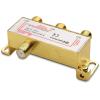 imageCable Matters 2Pack 24 Ghz 4 Way Coaxial Cable Splitter for STB TV Antenna and MoCA Network  All Port Power Passing  Gold Plated and Corrosion Resistant3Way