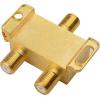 imageCable Matters 2Pack 24 Ghz 4 Way Coaxial Cable Splitter for STB TV Antenna and MoCA Network  All Port Power Passing  Gold Plated and Corrosion Resistant2Way
