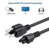 imageCable Matters 2Pack 3 Prong Power Cord  6ft 13A  16AWG Laptop Power Cord Replacement Compatible with DellHPASUS Computers NEMA 515P to IEC C5 Black6 Feet