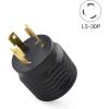 imageCable Matters 2Pack 3 Prong Twist Lock to 30 Amp RV Adapter 30 AMP RV Plug NEMA L530P to TT30R
